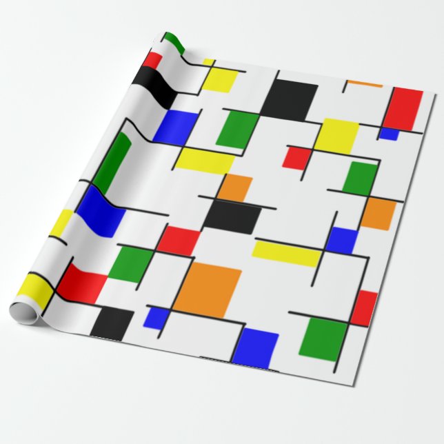 Ein weiteres Bauhaus Geschenkpapier (Ungerollt)