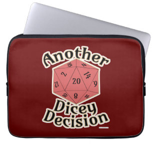 Ein weiteres Dicey Decision Gaming ist das Leben Laptopschutzhülle