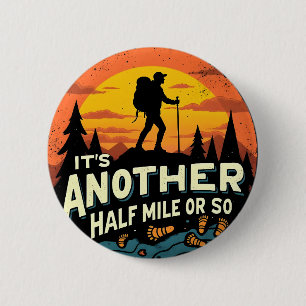 Ein weiteres halbes Kilometer Wandergeschenk Button
