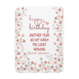 Ein weiteres Jahr als meine Mama Sie glücklich Fra Magnet