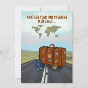 Ein weiteres Jahr für die Schaffung von Erinnerung Feiertagskarte