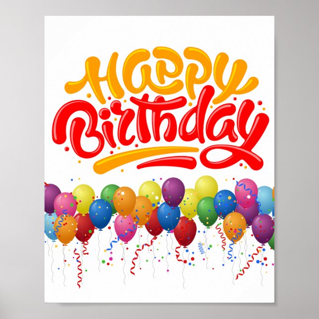 Ein weiteres Kapitel bejubelt: Happy Birthday Poster (Vorne)