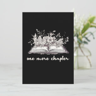 Ein weiteres Kapitel Buch mit Blumen  Einladung