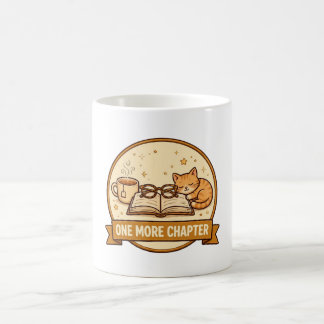 Ein weiteres Kapitel — Cozy Buch, Tee und schlafen Kaffeetasse