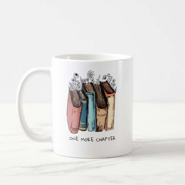 Ein weiteres Kapitel Geschenk für das Buch Lover F Kaffeetasse (Links)