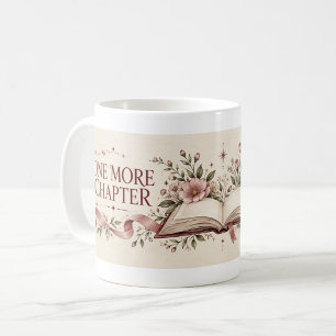 Ein weiteres Kapitel Literarischer Blumen-Mug Kaffeetasse