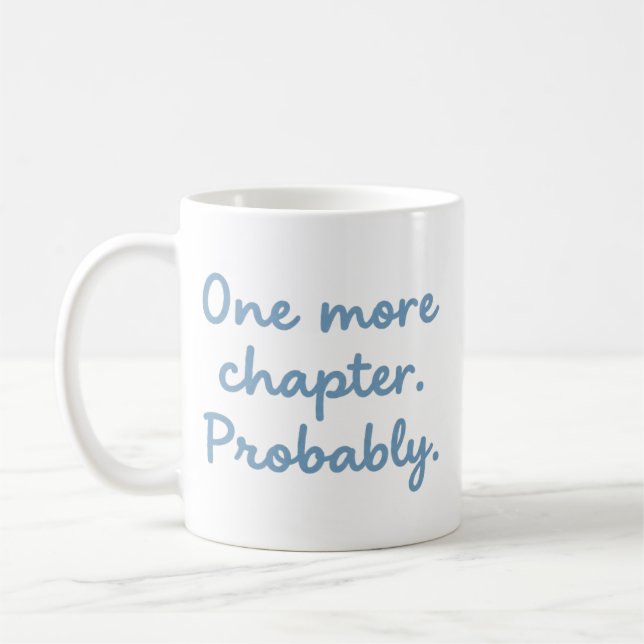 Ein weiteres Kapitel Lustige Buchliebhaber-Lesetas Kaffeetasse (Links)