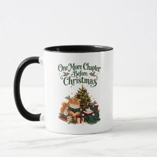Ein weiteres Kapitel vor Weihnachten Katzen Tasse