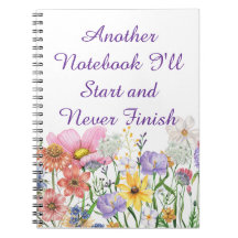 Ein weiteres Notizbuch, das ich anfange und nie be