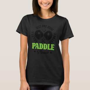 Ein weiteres Paddel für Paddleball Player Sport T-Shirt