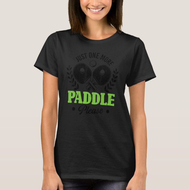 Ein weiteres Paddel für Paddleball Player Sport T-Shirt (Vorderseite)