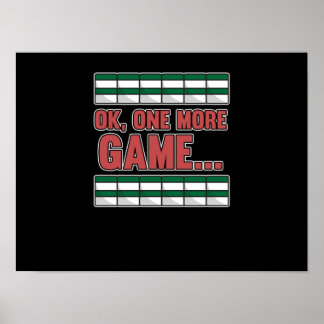 Ein weiteres Spiel Mahjong Player Games Boys Girls Poster