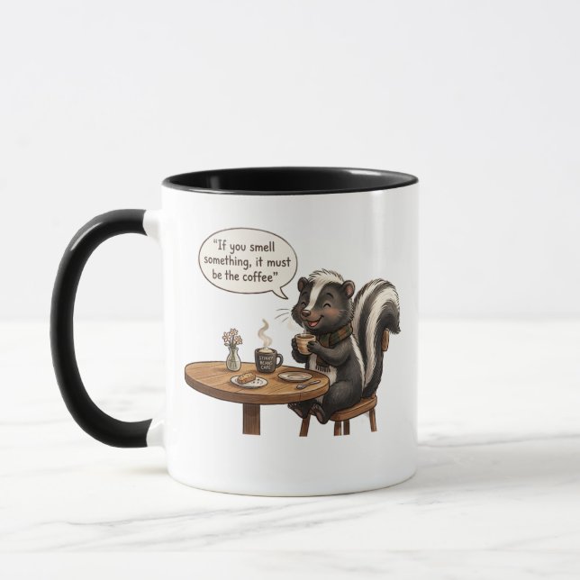 Ein weiteres Stinktier in Abrede Tasse (Links)