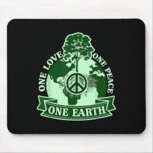 Ein Welttag der Liebe Eins Frieden Eins Erde Mousepad