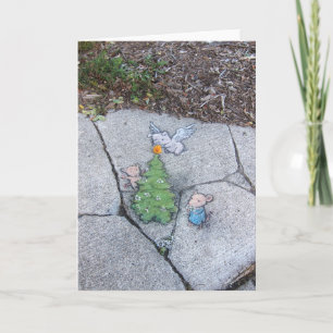 ein wenig Feiertagsjubeln Feiertagskarte