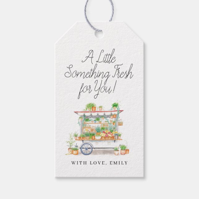 Ein wenig frisches Brautparty Geschenketiketten Geschenkanhänger