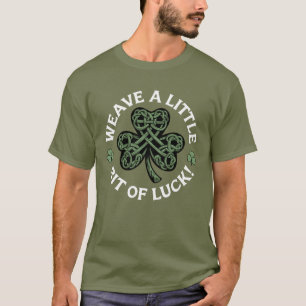 Ein wenig Glück haben - keltisches Kleeblatt des K T-Shirt