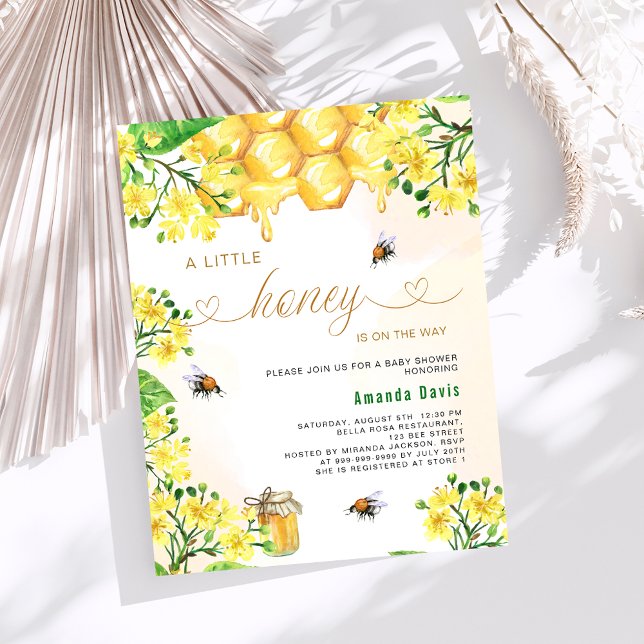 Ein wenig Honigbiene Gelb-Budget Babydusche (Von Creator hochgeladen)