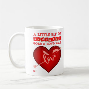 "EIN WENIG KINDNESS..." inspirierendes Zitat Kaffeetasse