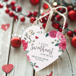 Ein wenig Liebeswissen, Valentinherzen, Baby Dusch Geschenkanhänger