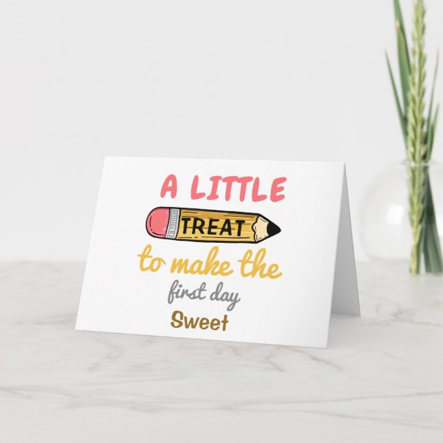 ein wenig lustig zurück zum Schüler Karte (Vorderseite)