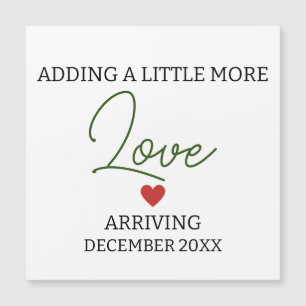 Ein wenig mehr Liebe geschlechtsneutrale Schwanger Magnetkarte