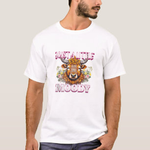 Ein wenig Moody Niedlich Highland T-Shirt