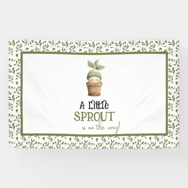 Ein wenig Prout auf dem Way Baby Shower Banner (Horizontal)