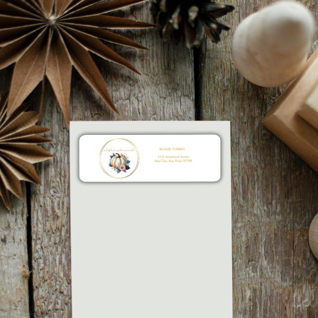 Ein wenig Pumpkin Herbst Floral Baby Dusche (Von Creator hochgeladen)