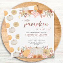 Ein wenig Pumpkin Herbst Herbst Blütendusche