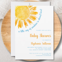 Ein wenig Ray der Baby-Dusche von Sunshine Boy