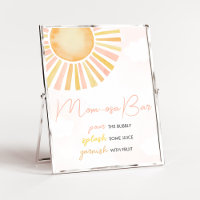 Ein wenig Ray Sunshine Baby Dusche Mama Osa Bar