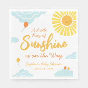 Ein wenig Ray Sunshine Baby Dusche Napkins Serviette