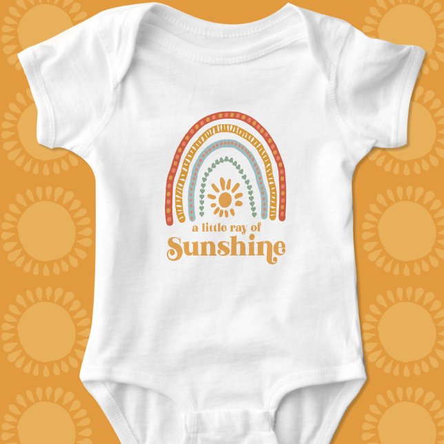Ein wenig Ray Sunshine Rainbow Baby Bodysuit Strampler (Von Creator hochgeladen)