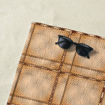 Ein wenig Schach aus braunem, unregelmäßigem Schac