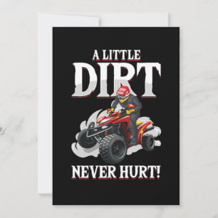 Ein wenig schaden niemals Quad Racing ATV Offroad  Einladung