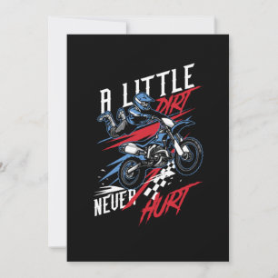 Ein wenig schaden niemals Quad Racing Offroad ATV Einladung