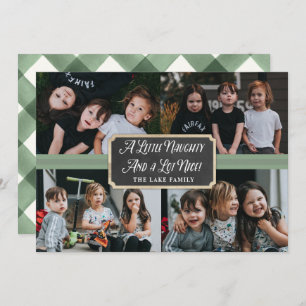 Ein wenig schmutzig und viel nette Foto-Ferienkart Feiertagskarte