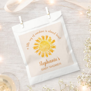 Ein wenig Sonnenschein-Kinderdusche Geschenktütchen
