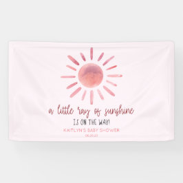 Ein wenig Sonnenschein, Pink-Sonnendusche Banner