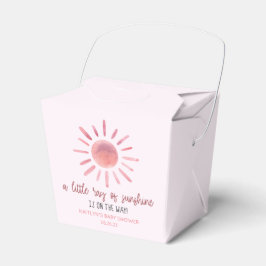 Ein wenig Sonnenschein, Pink-Sonnendusche Geschenkschachtel
