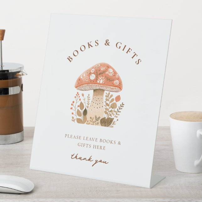 Ein wenig Spaß Typ Mushroom Kinderdusche Sockelschild (In Situ)