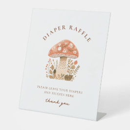 Ein wenig Spaß Typ Mushroom Kinderdusche Sockelschild