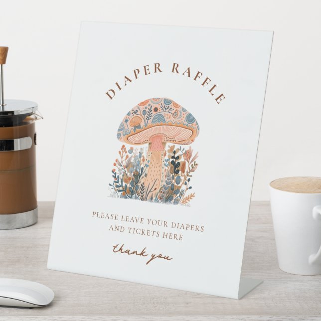 Ein wenig Spaß Typ Mushroom Kinderdusche Sockelschild (In Situ)