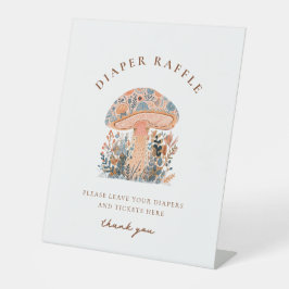 Ein wenig Spaß Typ Mushroom Kinderdusche Sockelschild