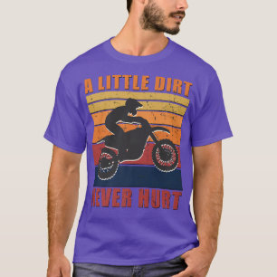 Ein wenig trotzig verletzen Motocross Biker Motorr T-Shirt