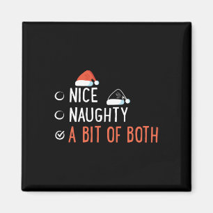 Ein wenig von der Liste des Weihnachtsmanns lustig Magnet