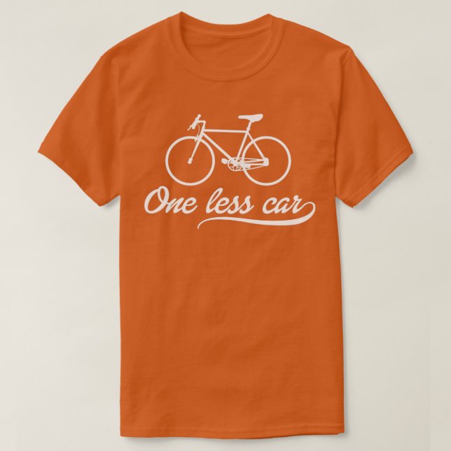 Ein weniger Auto T-Shirt (Design vorne)