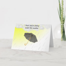 Ein weniger Sonnenschein-Gruß Karte