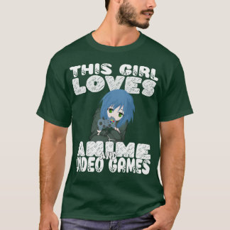 Ein Who-Mädchen liebt Videospiele lustig T-Shirt